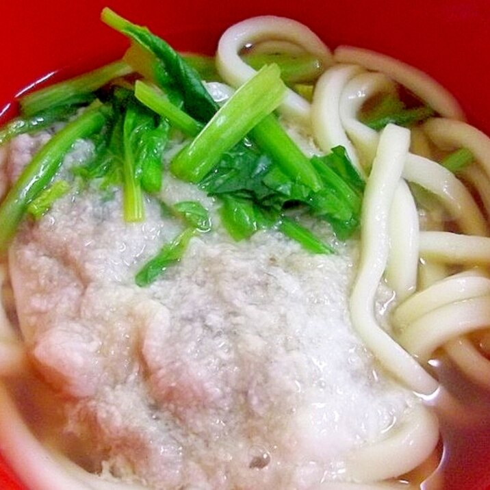 ふわふわとろろ♪あったか♪うどん